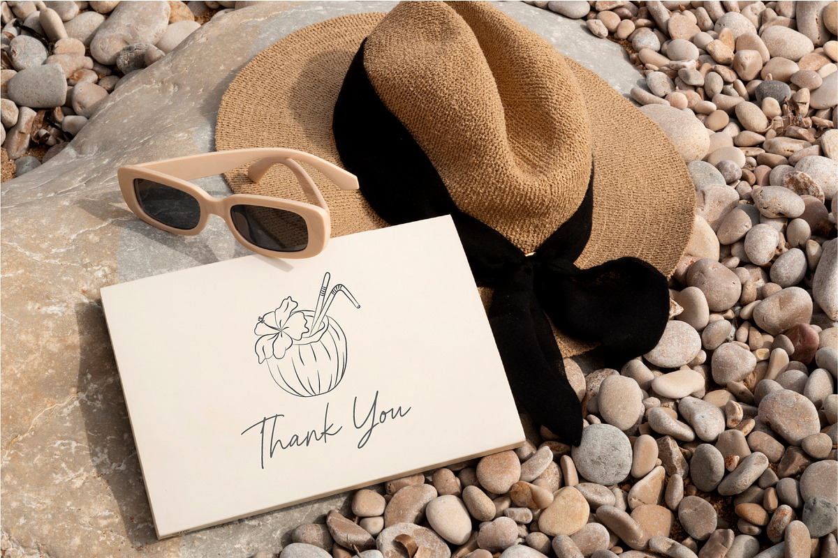 Line Beach Vibes – Summer Clipart, a Decorative Illustration by La Petite Line Art (Photo 13 of 13)
