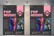 Pop Music Flyer, a Flyer Template by PenciGraphics (Thumbnail 1 of 2)