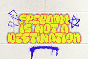 YT Brickfade - Bubble Graffiti Font, a Handwritten Font by Youthlabs Studio (Thumbnail 4 of 15)