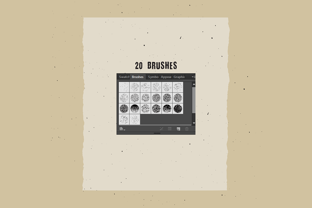 Vision Stamp Texture Brushes, a Texture Graphic by Vision Globe Design (Photo 3 of 3)