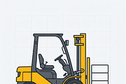 42 Vector Warehouse Outline Icons, an Outline Icon by adenpinkstore (Thumbnail 9 of 19)