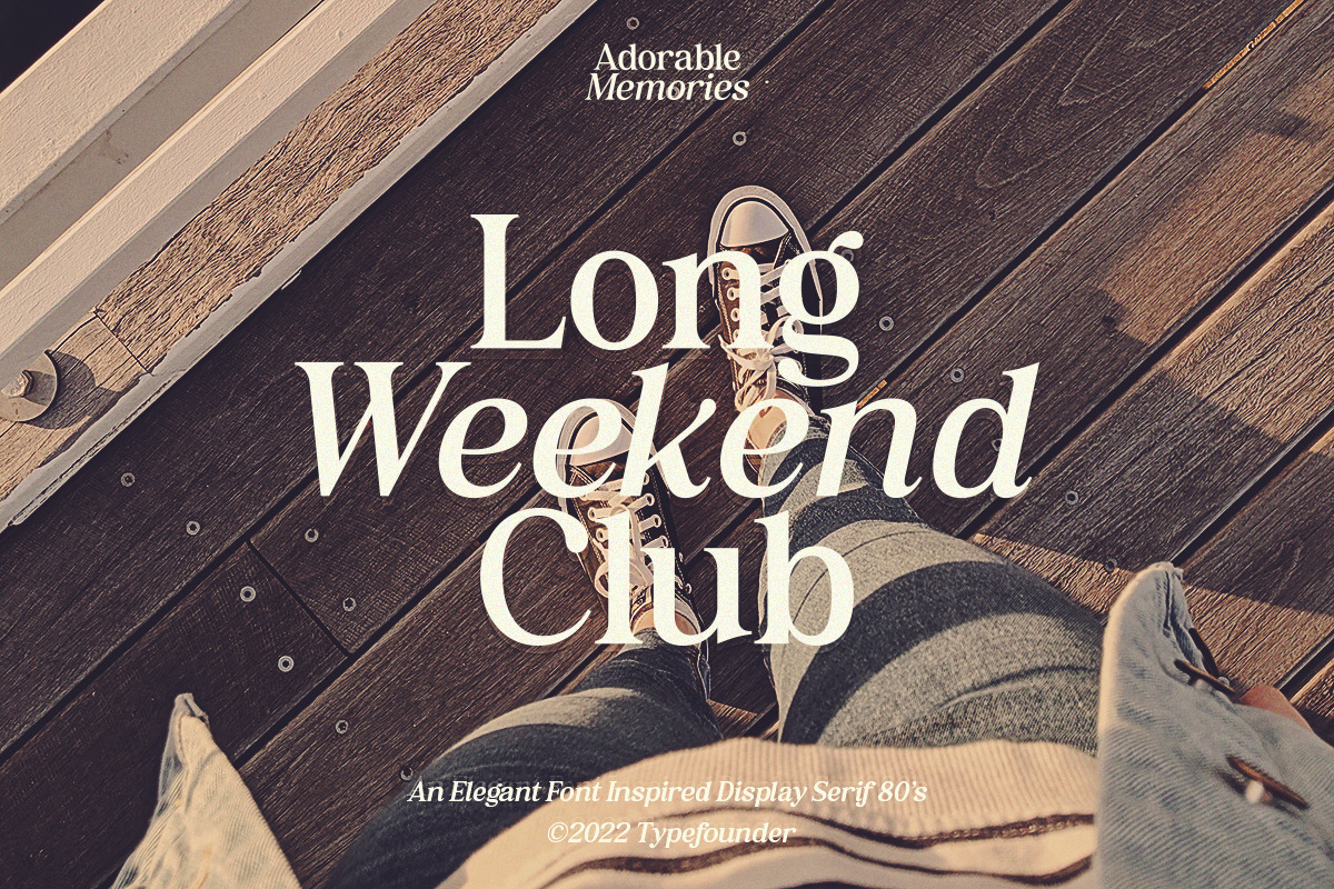 Adorable Memories - Nostalgic Serif, a Serif Font by TypeFounder (Photo 2 of 10)