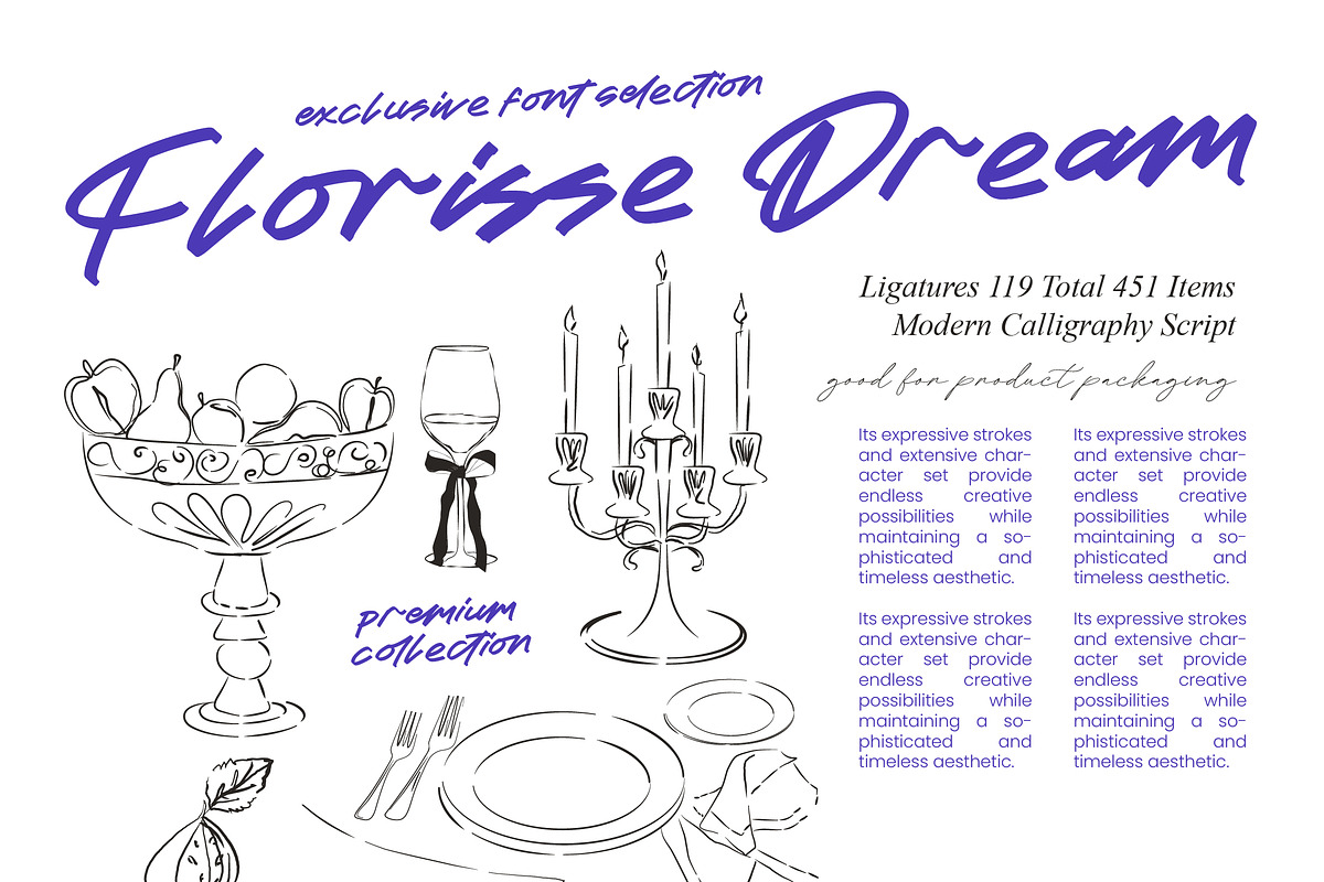 Florisse Dream Modern Calligraphy, a Script Font by stylishtype.co (Photo 1 of 10)