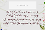 San Clemente Script + Spring Florals, a Script Font by Jen Wagner Co (Thumbnail 8 of 16)