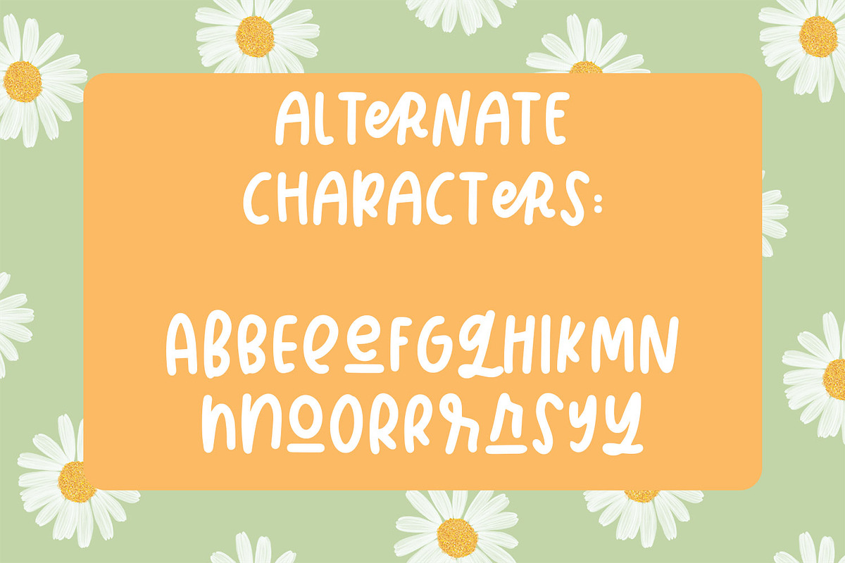 Spring Fling, Bubbly Sans Font, a Sans Serif Font by Jordyn Alison Designs (Photo 9 of 11)