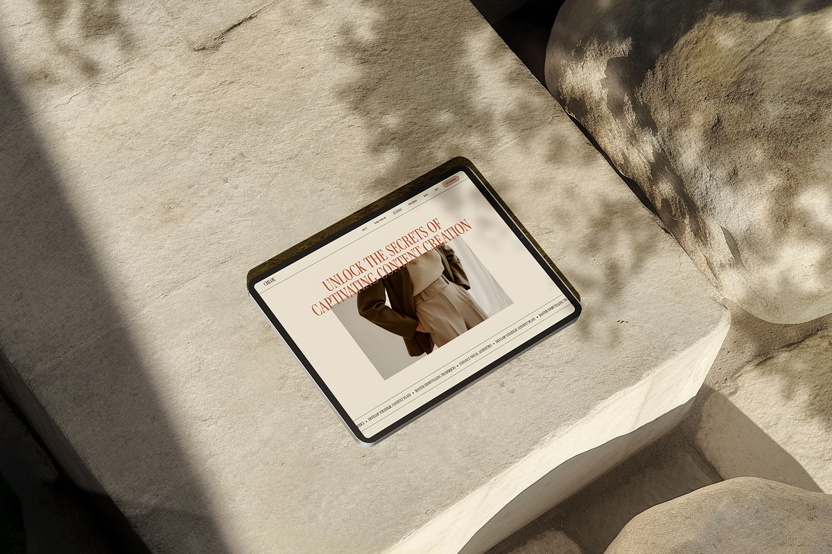 Chloe Squarespace Website Template, a Squarespace Template by Avelã Creative (Photo 7 of 7)