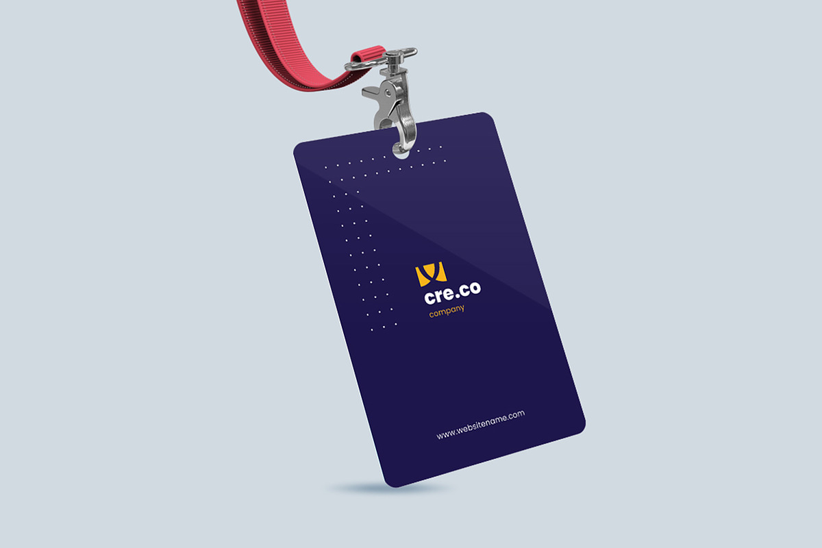 Creative ID Card Design Template preview 3