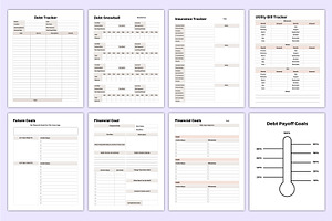 2025 Finance Planner Canva Template