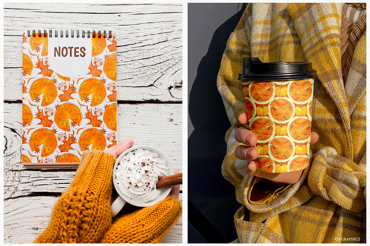 Tea and Cinnamon Collection, a Seasonal Illustration by GVGraphics (Photo 13 of 15)