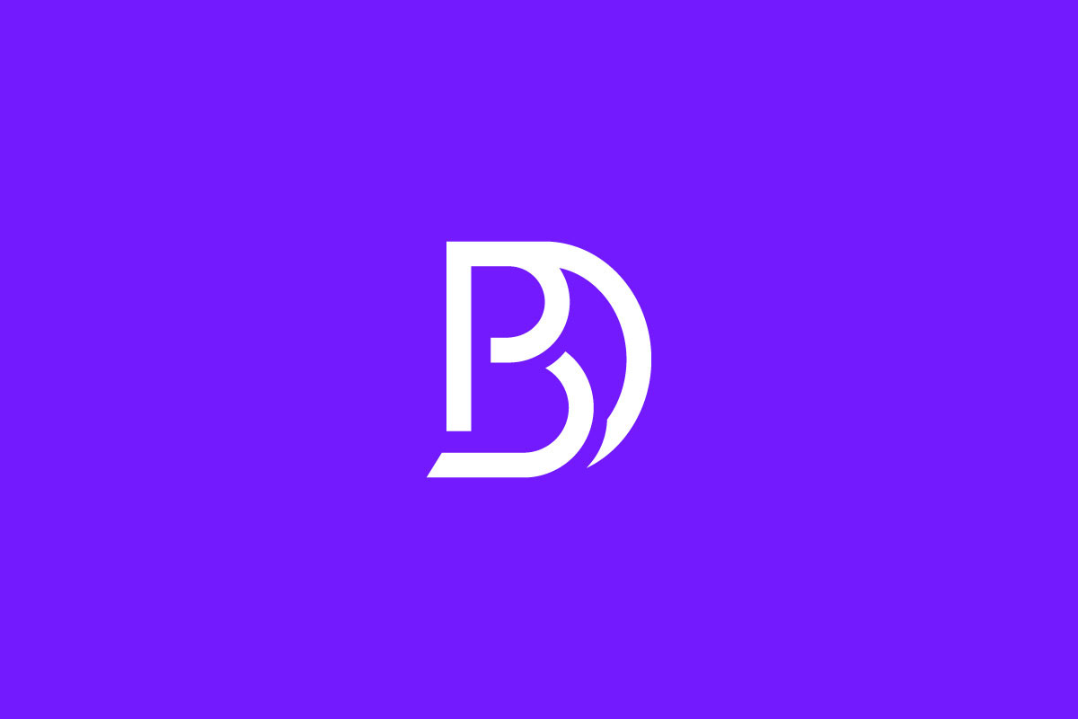 Modern Minimalist BD-Monogram Logo, a Branding & Logo Template by arhabib (Photo 11 of 13)