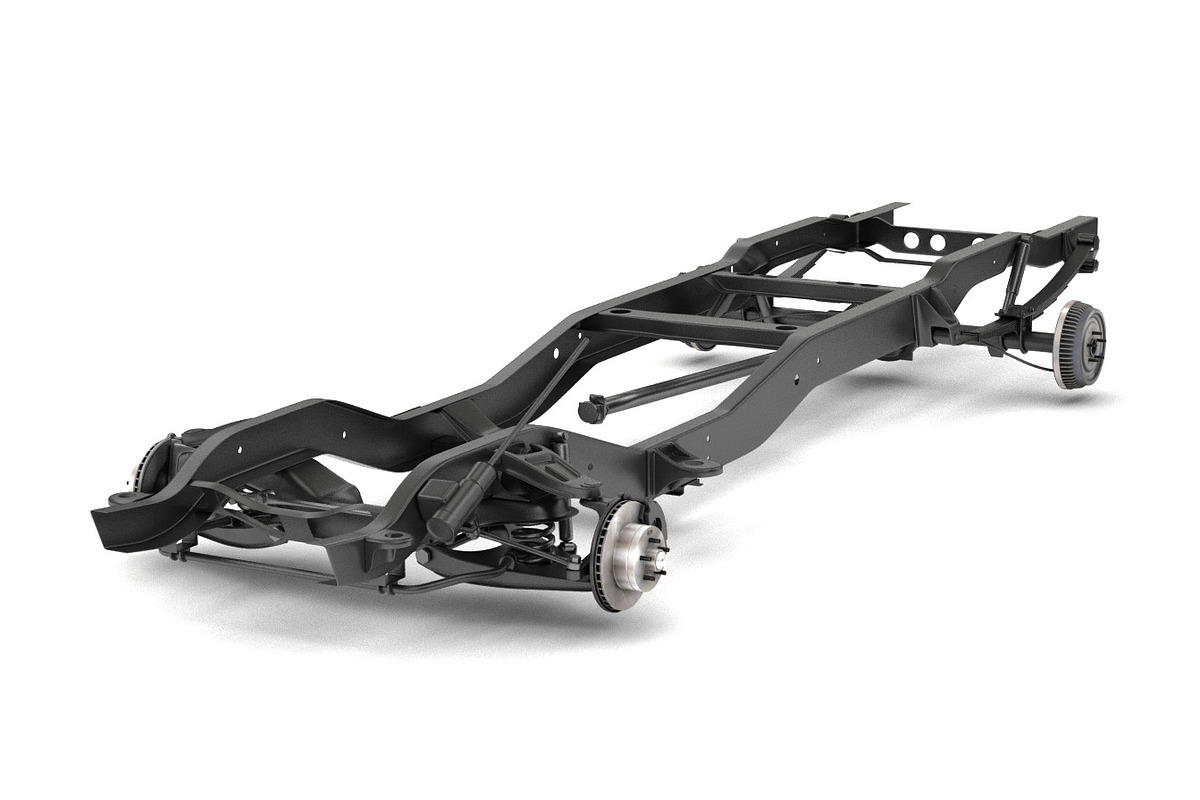PICKUP TRUCK CHASSIS 2WD, a Cars & Vehicle 3D Model by NNAVAS 3D (Photo 5 of 18)