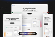AI Brief Generator Tailwind Kit, a React Template by Creative Perspective (Thumbnail 3 of 8)