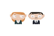 12 Avatar Facial Expressions, a Work Illustration by Beatriz Gascón (Thumbnail 2 of 2)