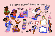 Queer Joy | LGBTQ+ Pride Graphics, a Person Illustration by Theo Quest Art & Design (Thumbnail 3 of 4)