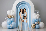 Blue Birthday Balloon Backdrops, a Background Graphic by 3Motional (Thumbnail 13 of 20)