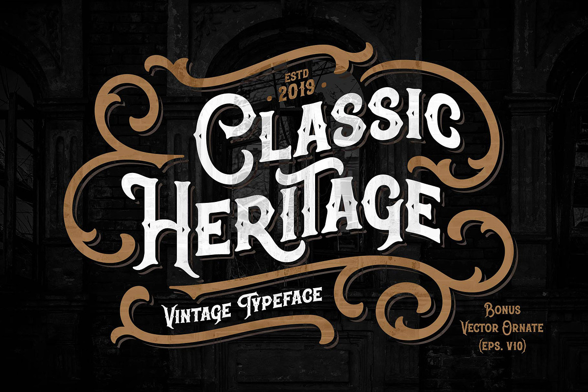 Vintage Fonts Bundle. 83% OFF! preview 4
