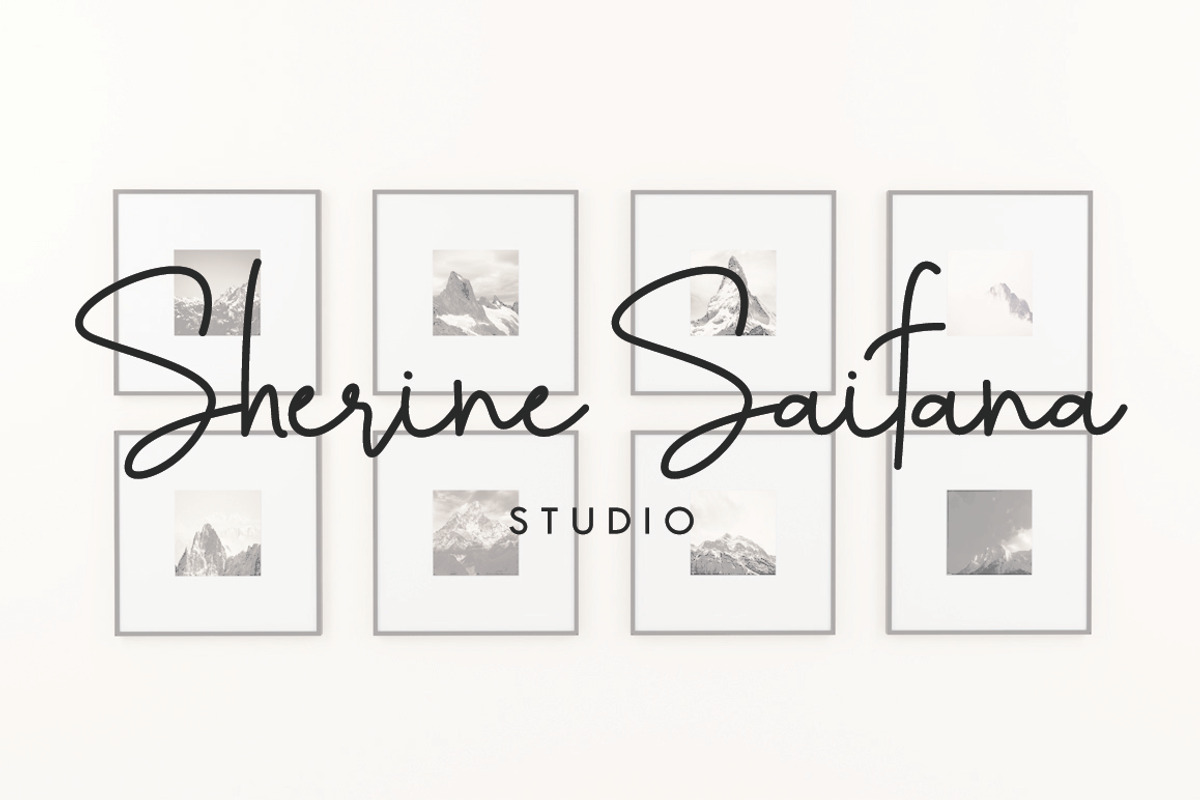 Silversun Script Font preview 6