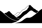 50 Mountain Landscape Silhouette Bun, an Illustration by Designer_Momina (Thumbnail 42 of 51)