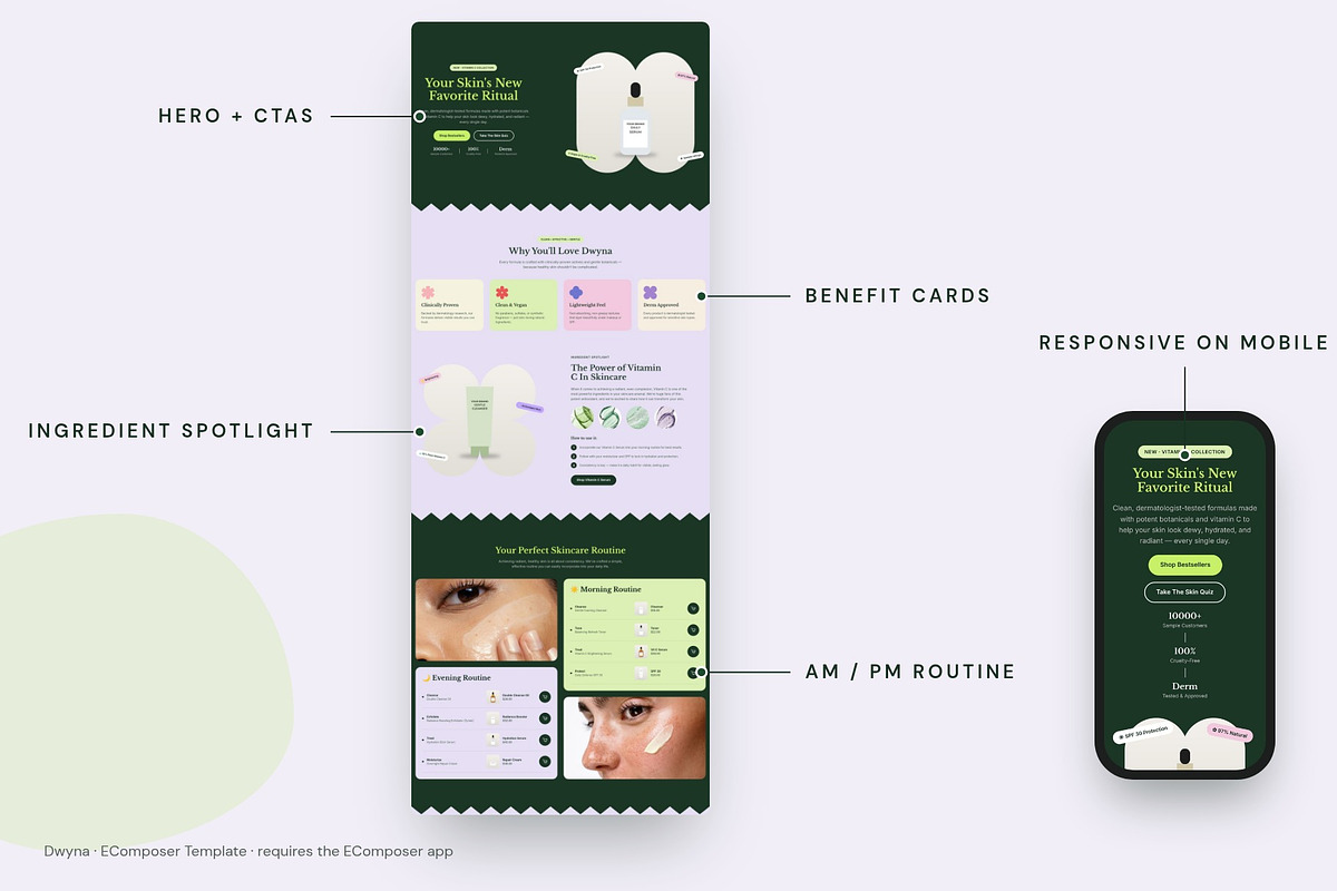 Dwyna - Shopify EComposer Template, a Shopify Template by Boost Convert (Photo 2 of 11)