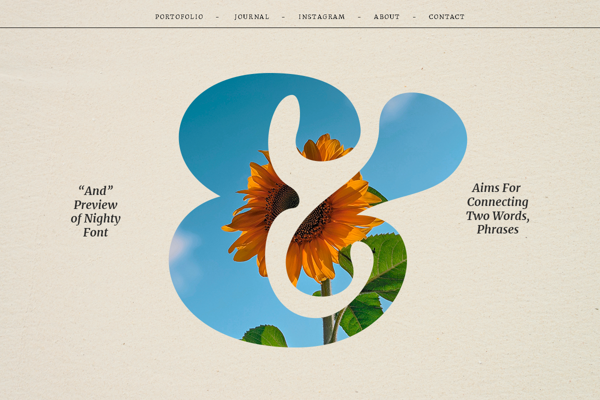 Nighty - Vintage Serif Typeface, a Serif Font by Dharmas Foundry (Photo 6 of 15)