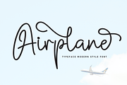 Airplane | Script Font, a Handwritten Font by Scratchones (Thumbnail 1 of 9)