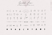 Script font Wild Love logos, a Script Font by Angele Kamp (Thumbnail 6 of 15)
