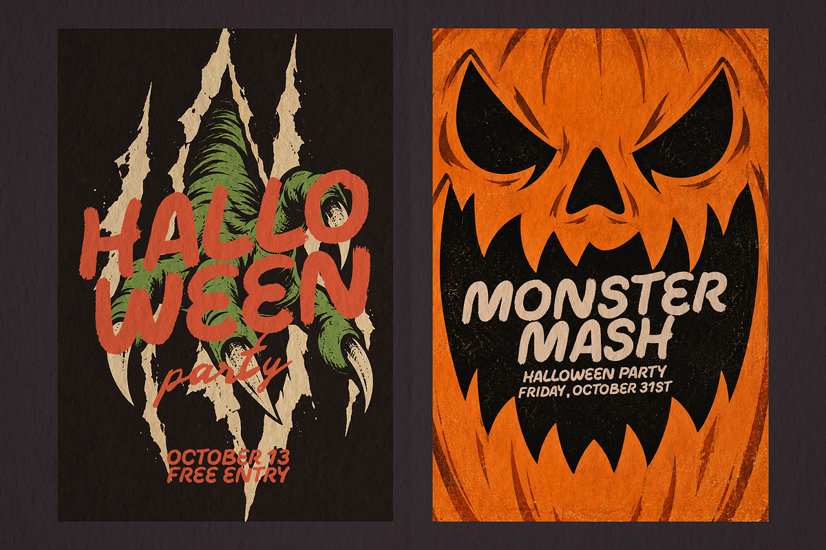 Monster Scream Retro Horror Font, a Sans Serif Font by BilberryCreates (Photo 3 of 9)