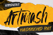 Artmash Font, a Handwritten Font by Graphue (Thumbnail 1 of 9)