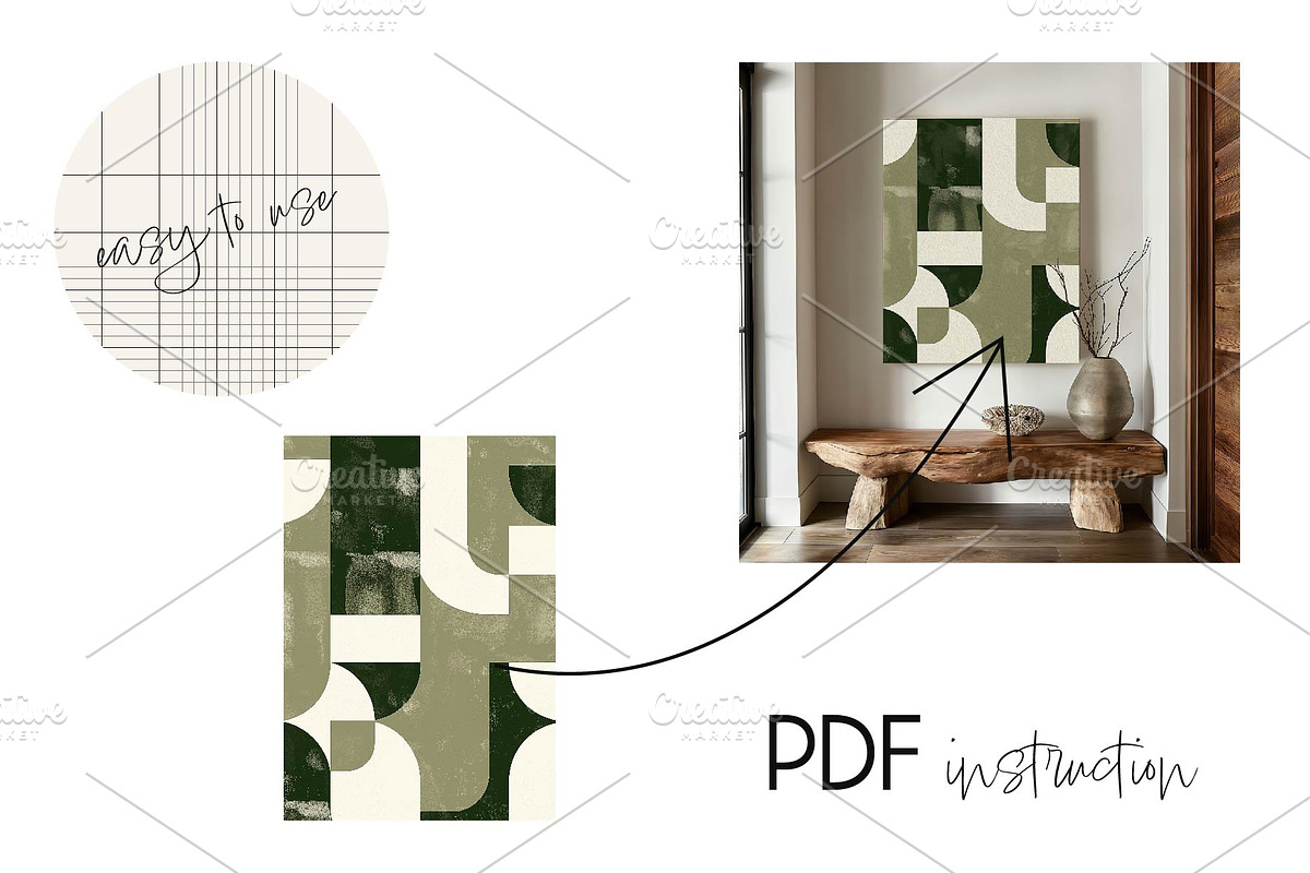 RUSTIC Canvas Mockup, a Household Mockup by MOAROShop (Photo 5 of 7)