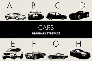 Cars Dingbats Font