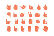 24 Hand Icon Vector, a Graphic by creativebythesea (Thumbnail 2 of 3)