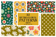 Retro Flower Power Bundle, an Object Graphic by Sofico (Thumbnail 13 of 23)