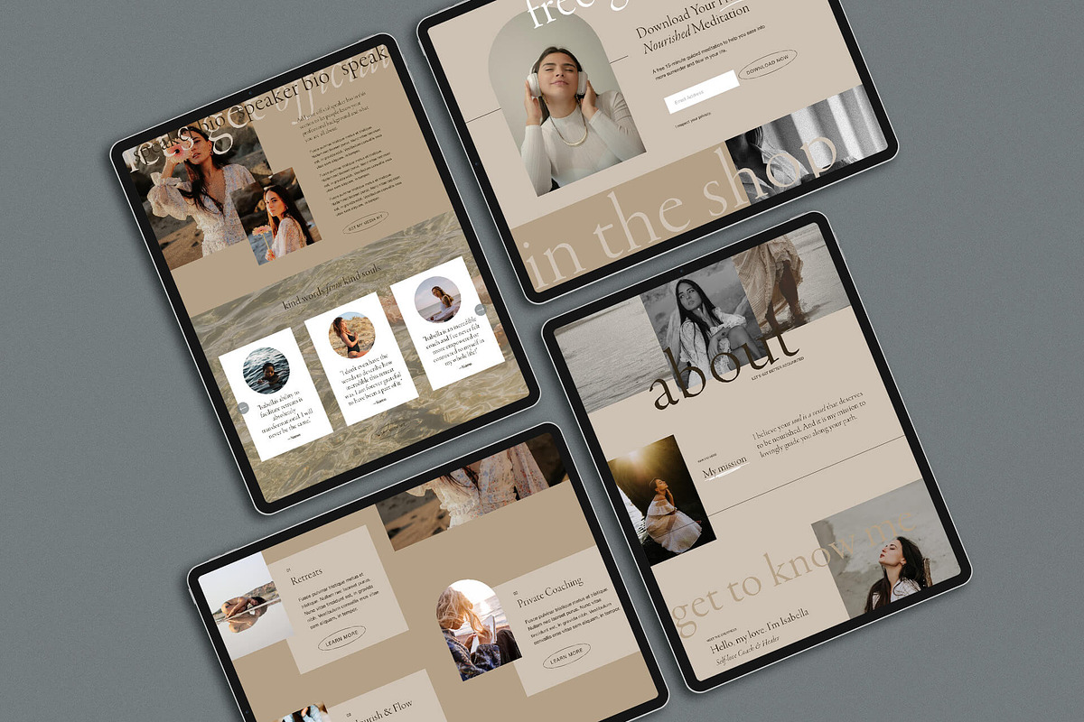Vessel Squarespace Website Template, a Squarespace Template by The Humanista Co. (Photo 3 of 21)