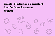 50 Medical Line Icon, an Outline Icon by Kawalan Studio (Thumbnail 2 of 9)