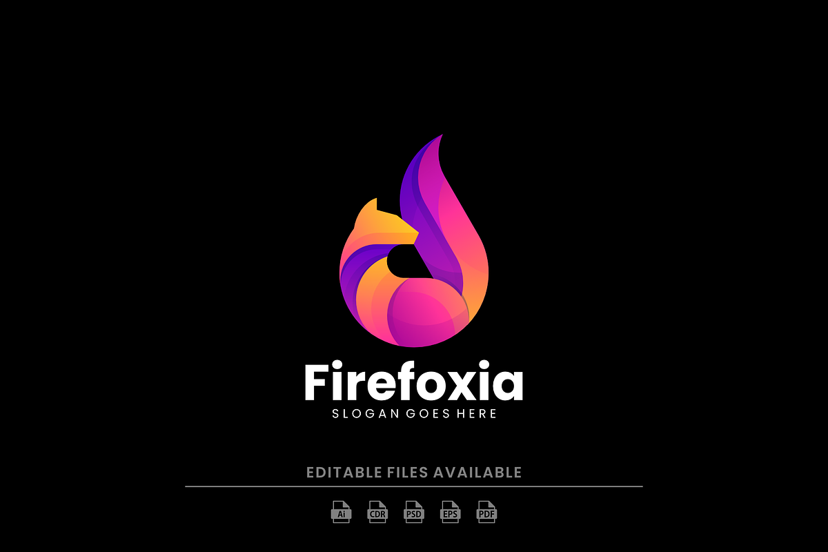 Gradient Modern Fox Tail Logo Design, a Branding & Logo Template by Artnivora.Std