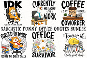Sarcastic Funny Office Quotes Bundle, a Seasonal Illustration by OK Design (Thumbnail 2 of 6)