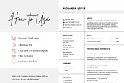 Best Resume Template, Simple CV PDF, a Resume Template by BrushstrokeArtGB (Thumbnail 2 of 5)
