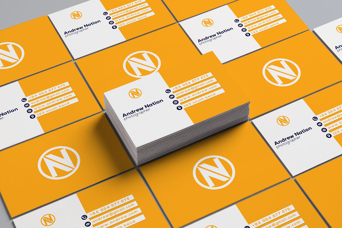 Photographer Business Card, a Business Card Template by graphicacademypk (Photo 4 of 4)
