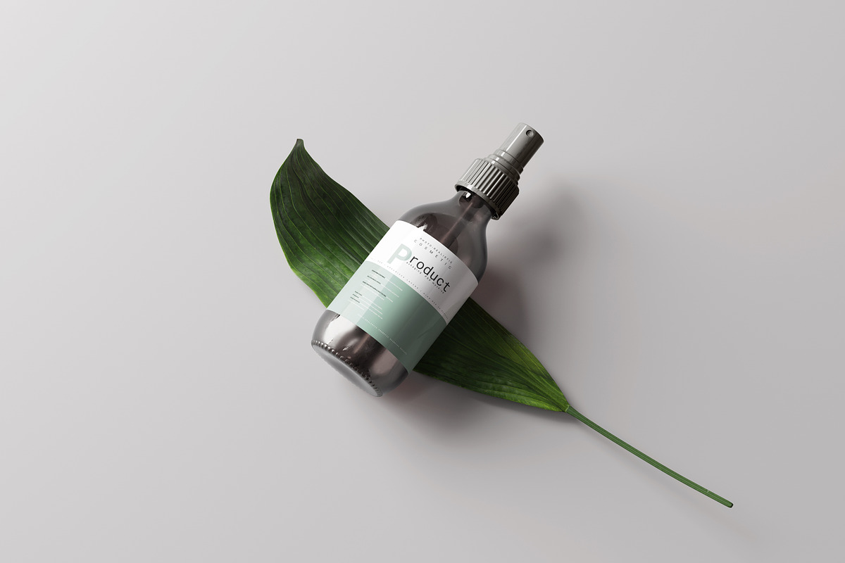 Spray Bottle Mockup, a Cups & Container Mockup by pmvch (Photo 4 of 10)