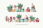 Christmas Collection, a Decorative Illustration by Watercolor by Tonia Tkach (Thumbnail 4 of 9)