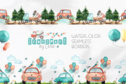 Watercolor Transport by land, an Object Graphic by Ana-Sakuta (Thumbnail 7 of 22)