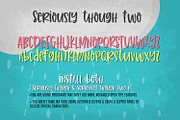 Seriously Though Handwritten Font, a Font by Sabrina Schleiger Design (Thumbnail 9 of 11)