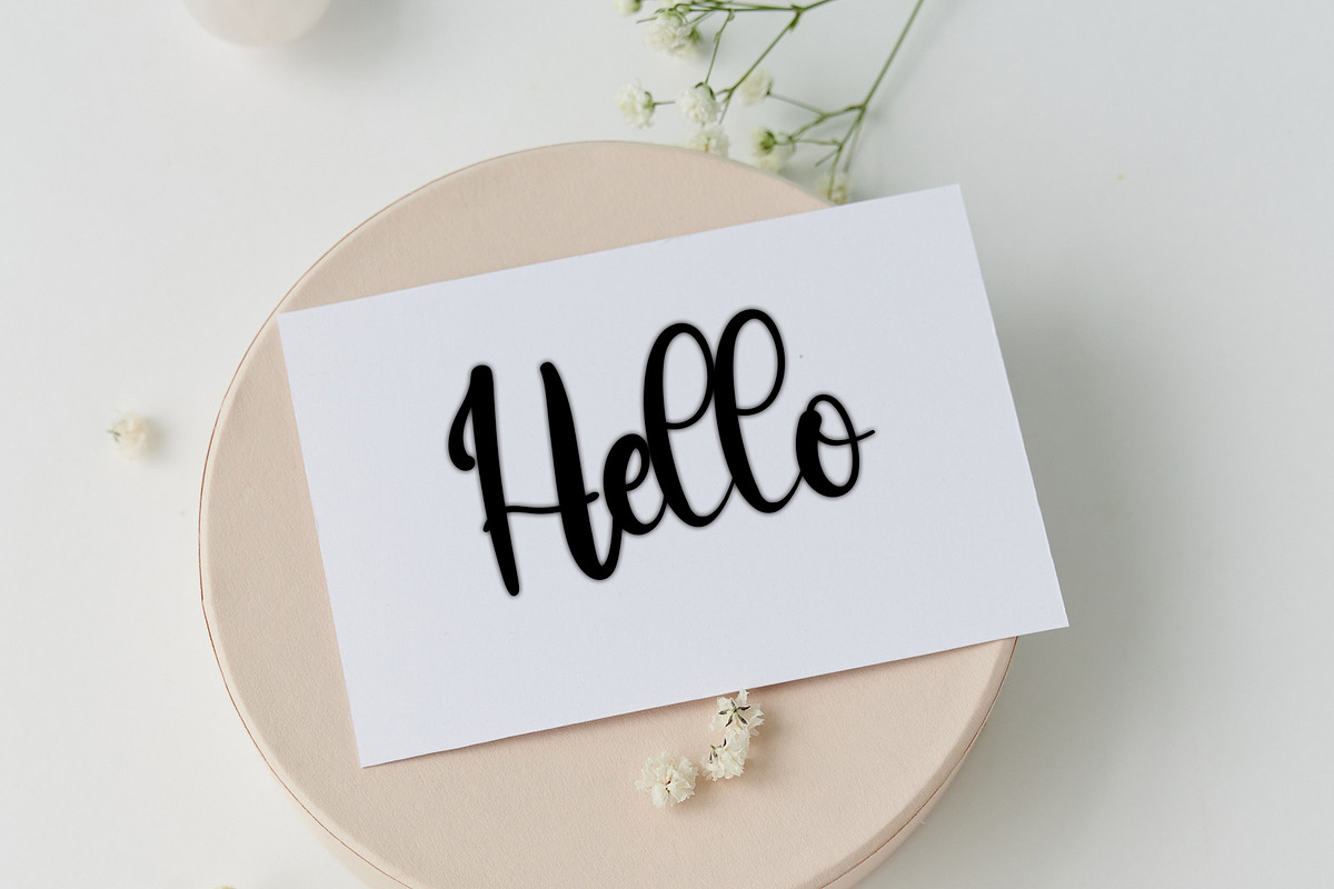 Celebrate, a Script Font by FreshTypeINK (Photo 3 of 7)