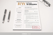 Accountant Sales Resume Cover Letter, a Resume Template by HIRED Design Studio (Thumbnail 9 of 10)