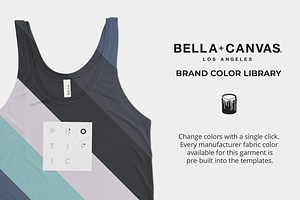 Bella Canvas 8880 Mockups Flowy Tank