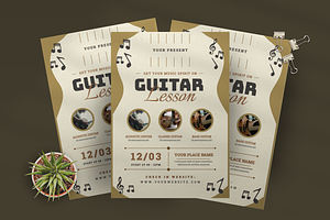 Guitar Lesson Flyer