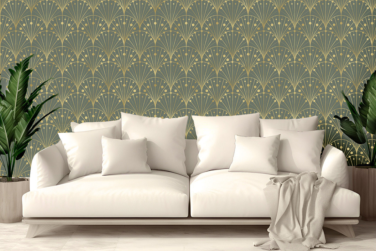 Art Deco Seamless Patterns, a Pattern Graphic by cafelab_store (Photo 4 of 7)