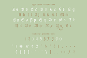 Black Eoghan Blackletter Font, a Blackletter Font by PutraCetol Studio (Thumbnail 7 of 11)