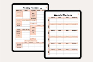 Digital Finance Planner Canva