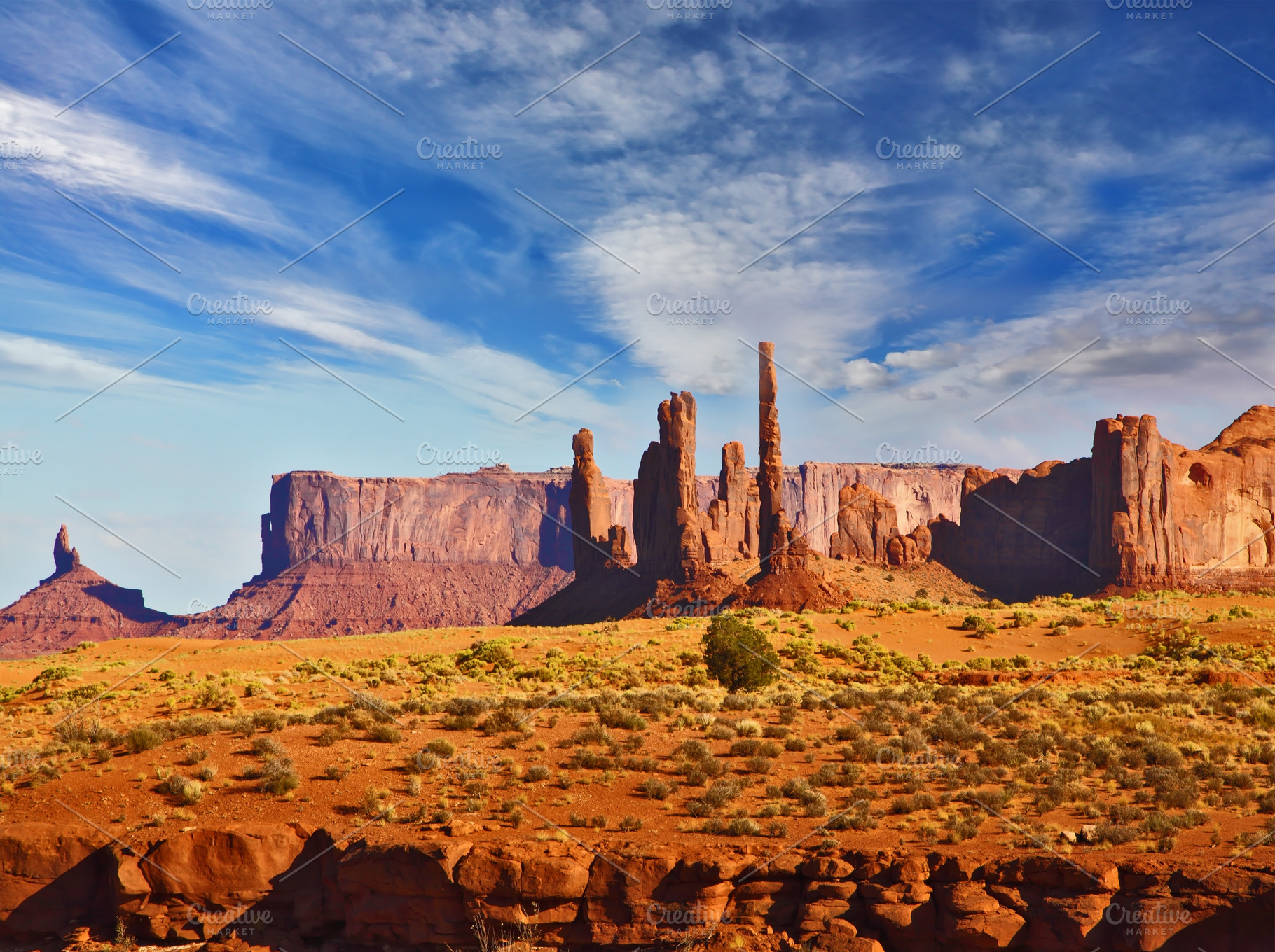 The Navajo Indian Reservation, a Nature Photo by kavram